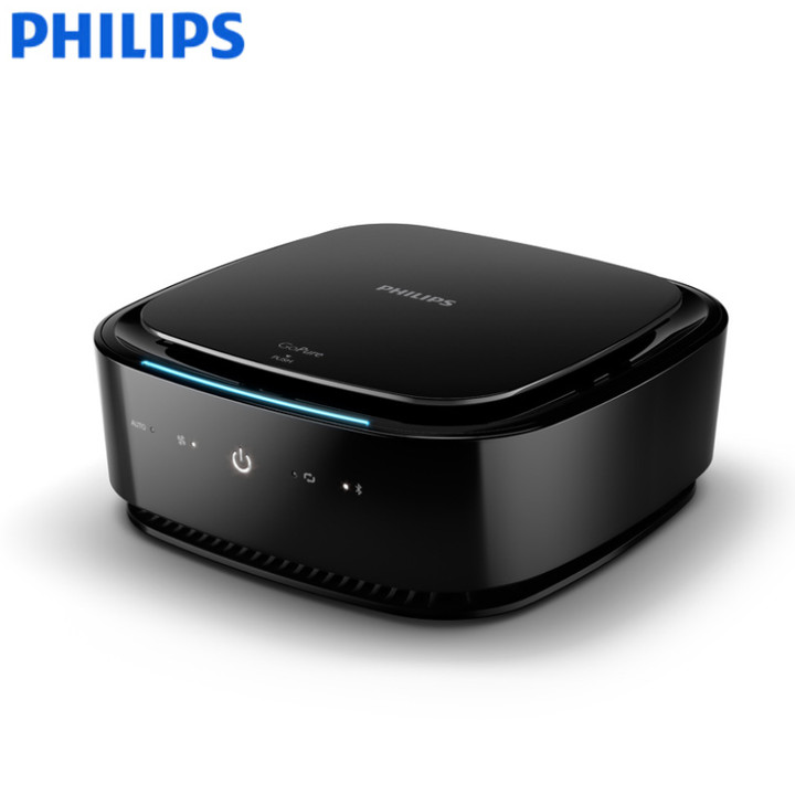 Máy lọc không khí, khử mùi trong xe ô tô cao cấp Philips GP7101 cảm biến chất lượng không khí 3 màu AQI, công suất 3.5W, điều khiển từ xa qua App điện thoại  - Hàng nhập khẩu