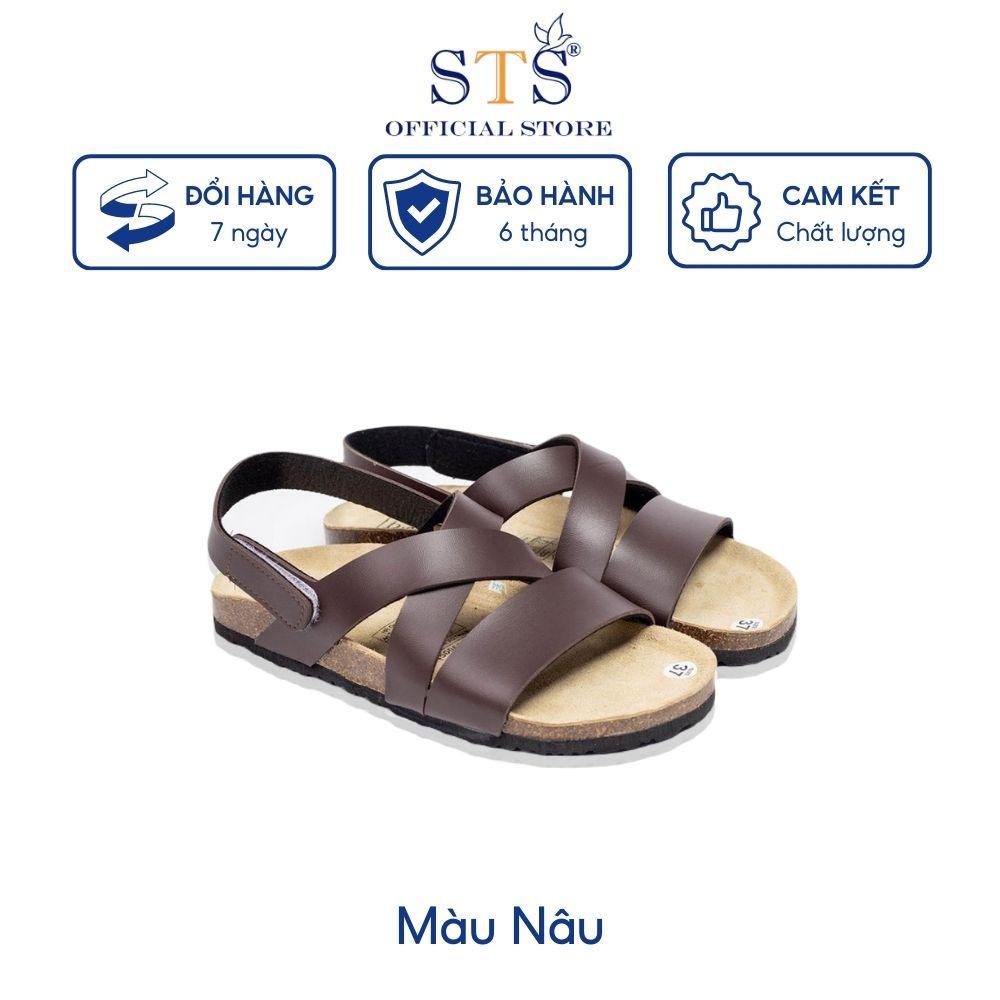 Dép Birken sandal quai hậu Da PU cao cấp hàng xuất khẩu siêu bền massage chân STPU21