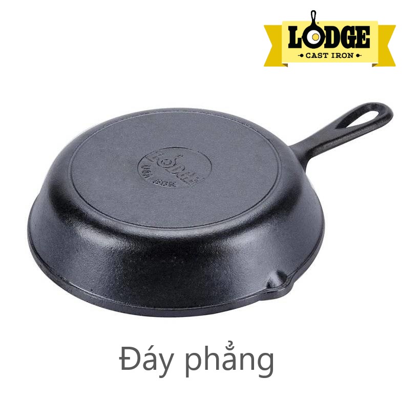 [Chính hãng LOGDE - MỸ] Chảo gang đúc chính hãng Lodge 20.3 cm - L5SK3. Chảo dùng nướng, chiên, xào, áp chảo thực phẩm