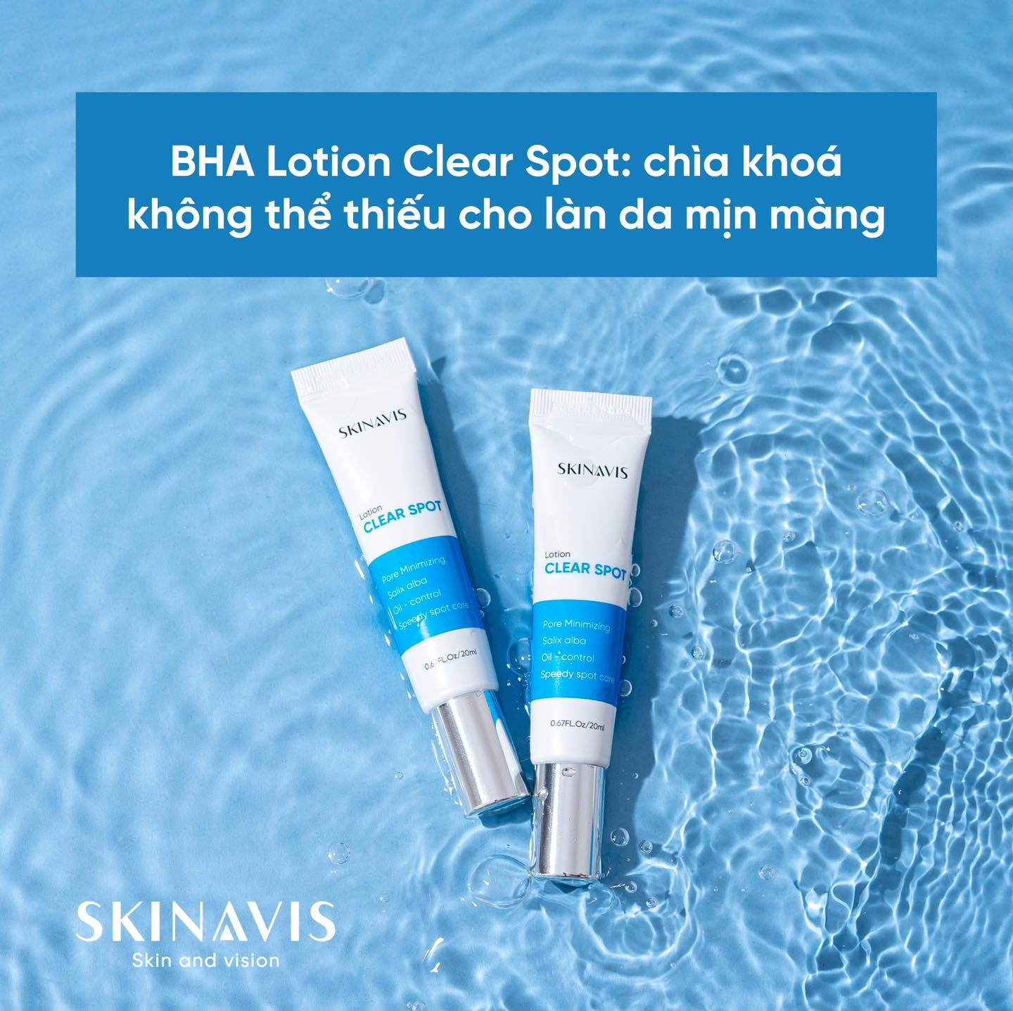 BHA Lotion Clear Spot - Tẩy tế bào chết  - Điều tiết bã nhờn - Chìa khoá không thể thiếu cho làn da mịn màng