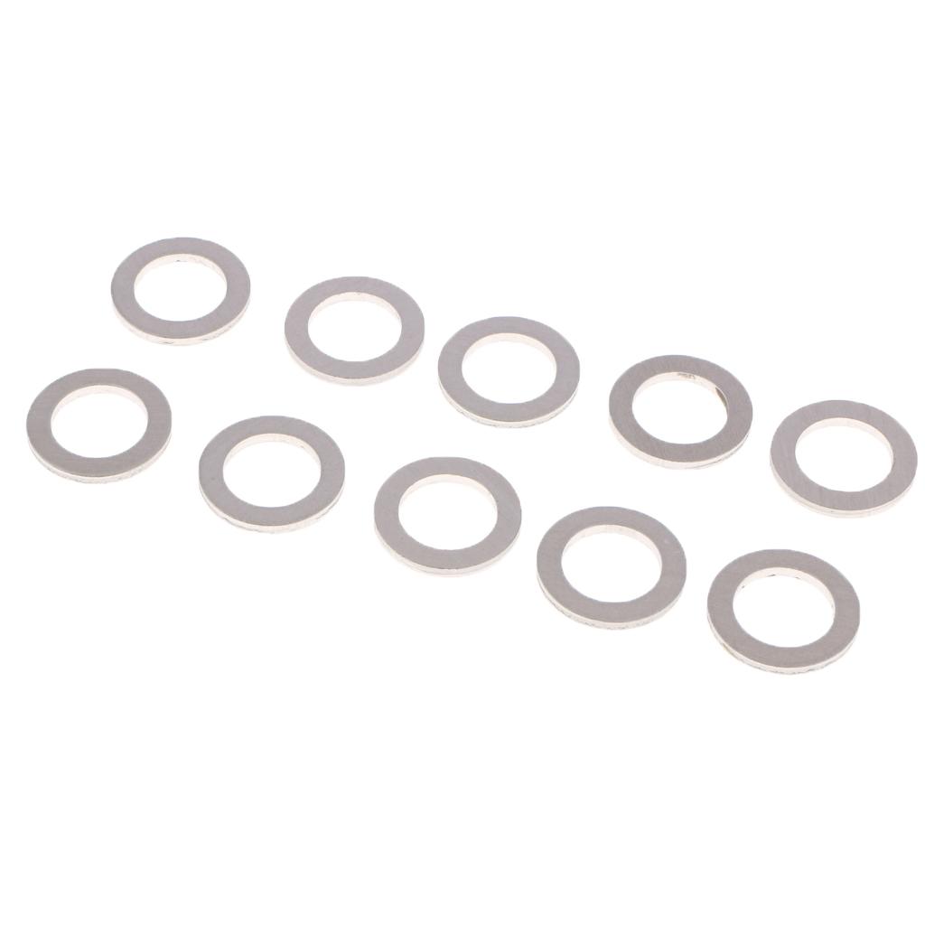 2x10 Pieces Metal Oil Drain Plug,  Washer Seals for Silberura