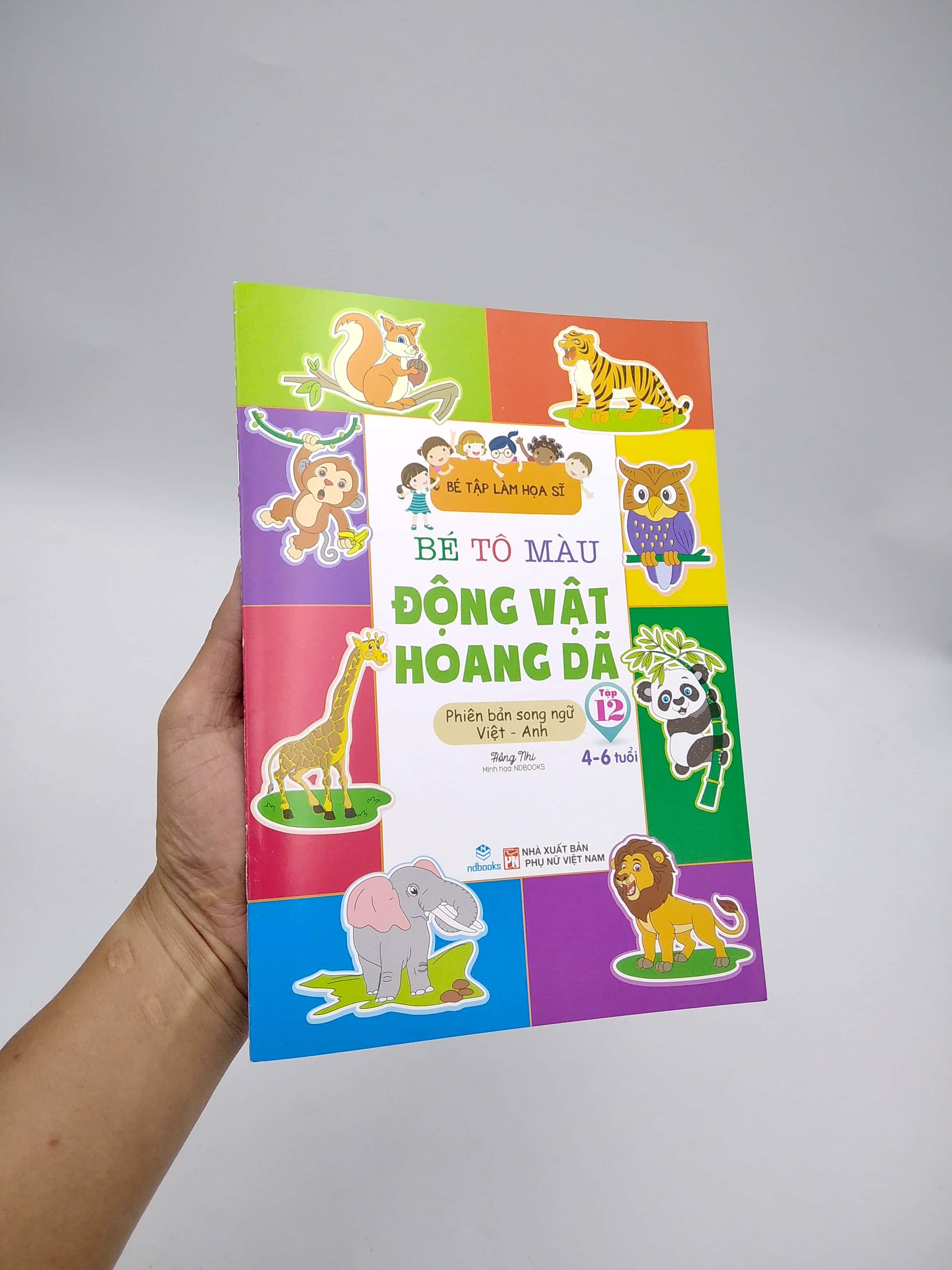Bé Tập Làm Họa Sĩ - Bé Tô Màu - Động Vật Hoang Dã