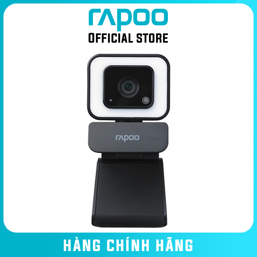 Webcam FullHD 1080p Micro Khử Ồn Kép, Tích Hợp Đèn Led RAPOO C270L - Hàng Chính Hãng