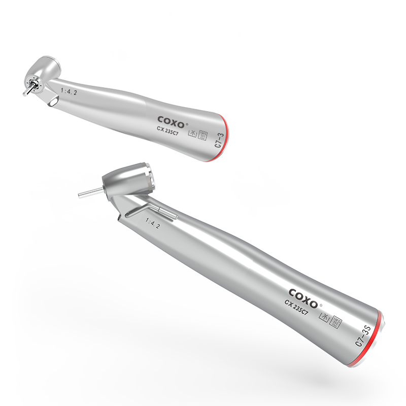COXO CX235-C7 3S 45 ° Tương phản Nút nhấn 1: 4.2 tốc độ phun nước 4 chiều Thích hợp cho cấy ghép nha khoa COXO c-tubor pro