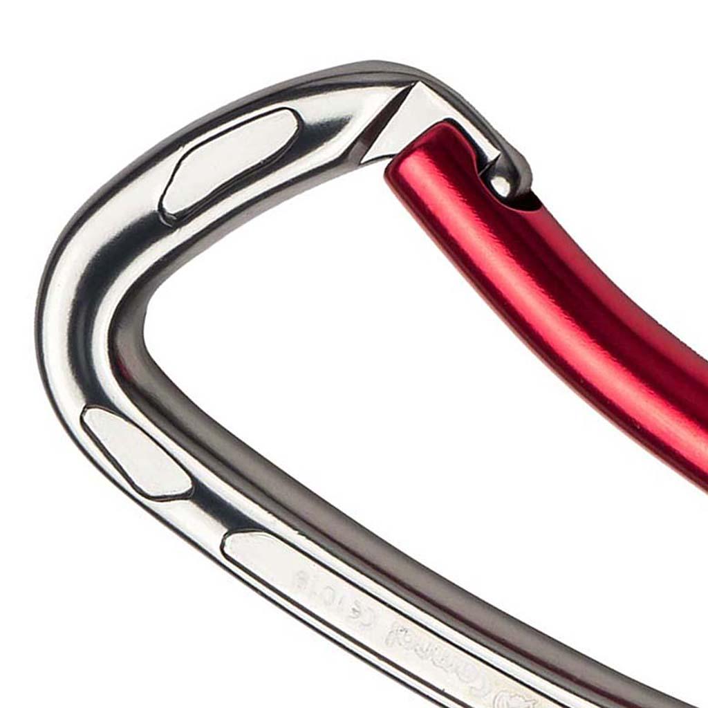 Pro Prusik Cord Pre-sewn Loop For Outdoor Tree Climbing Aluminum Carabiner