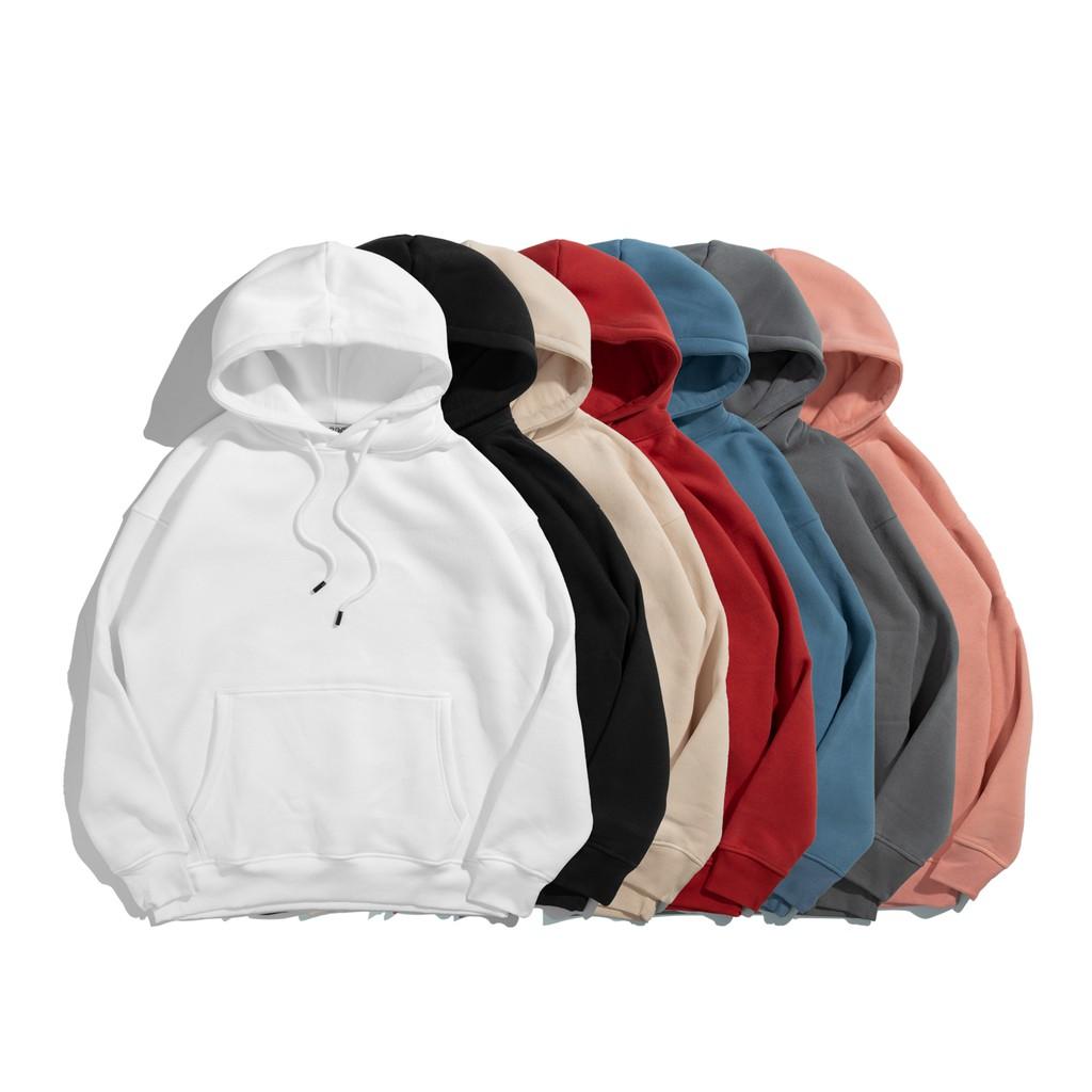 Áo Hoodie BSW mẫu trơn Signature nỉ bông cao cấp