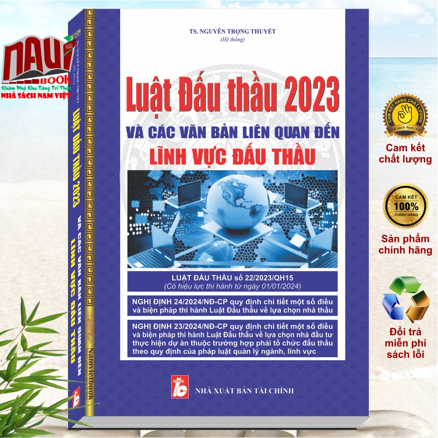 Sách Luật Đấu Thầu 2023 và Các Văn Bản Liên Quan Đến Lĩnh Vực Đấu Thầu - V2379N