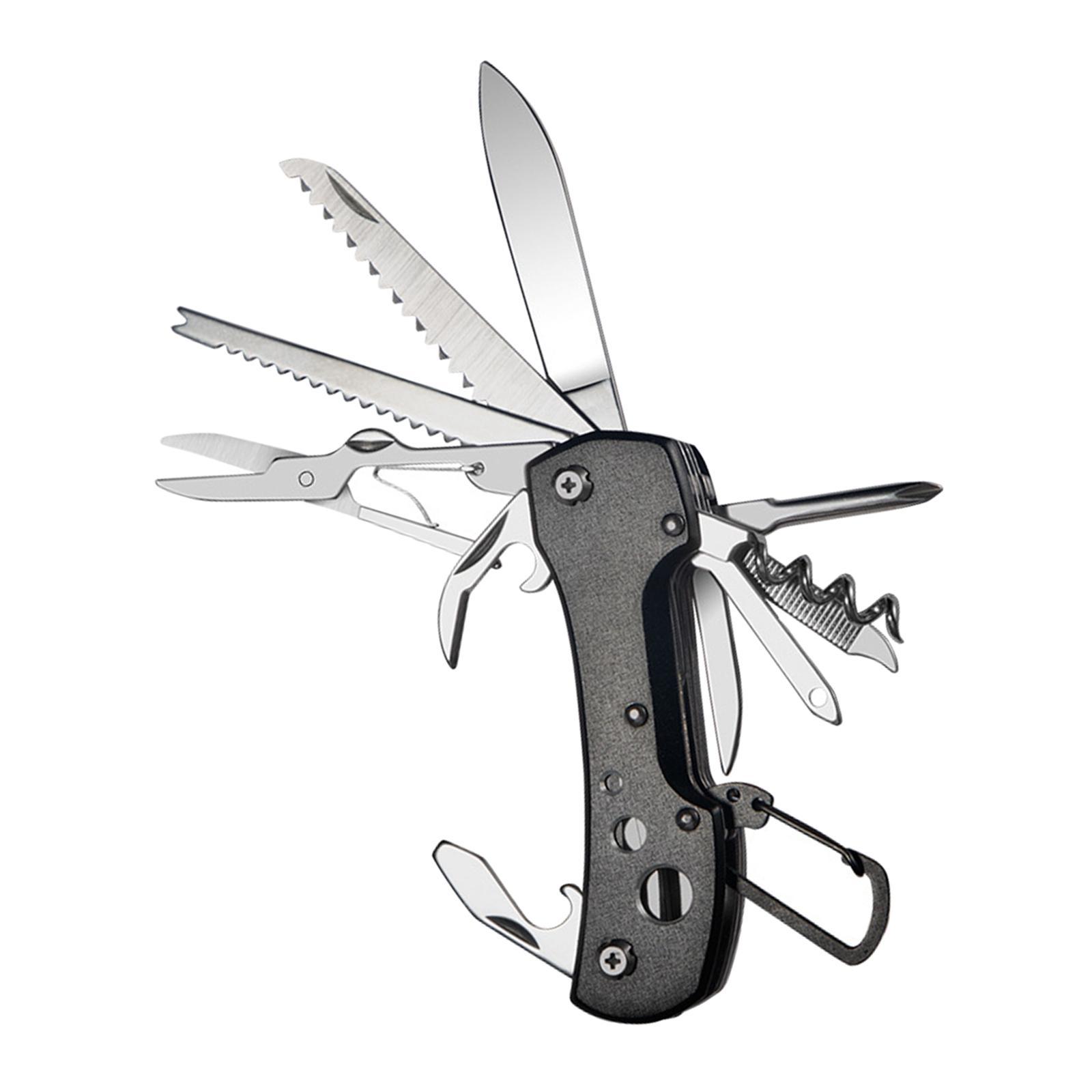 Pocket Multitool Pliers Saw Foldable for Survival Hiking Outdoor