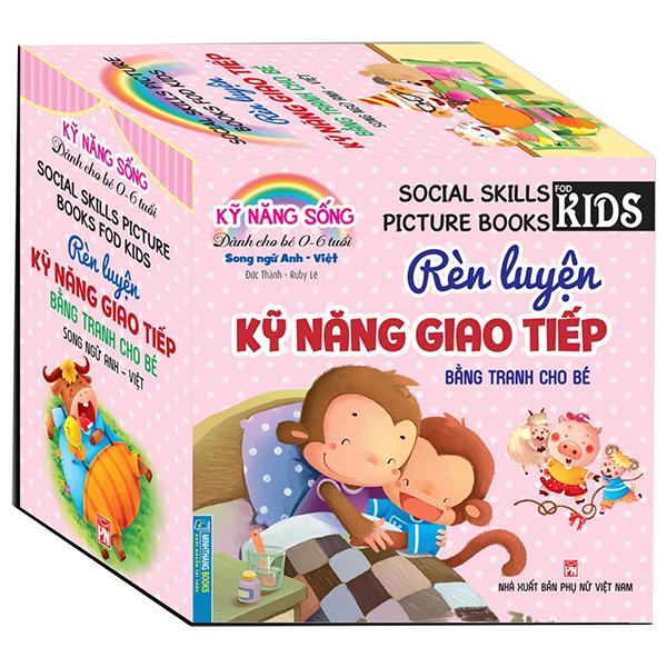 Bộ Sách Rèn Luyện Kỹ Năng Giao Tiếp Bằng Tranh Cho Bé 0 - 6 Tuổi
