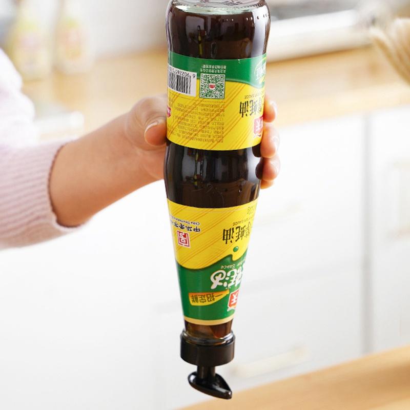 Oyster Sauce Bottle Pump Seasoning Sauce Nozzle Pressure Kitchen Essentials