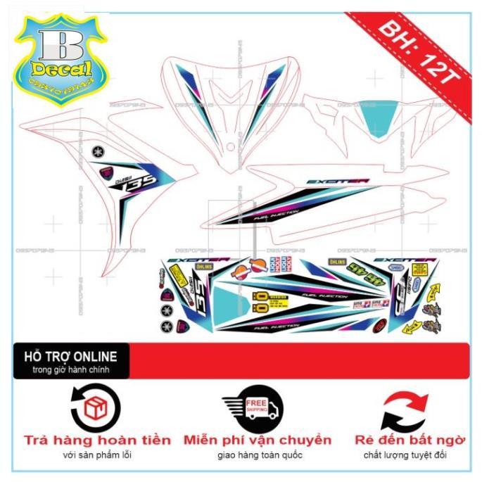 TEM RỜI EX 2011 KỈ NIỆM DÁN XE TRẮNG