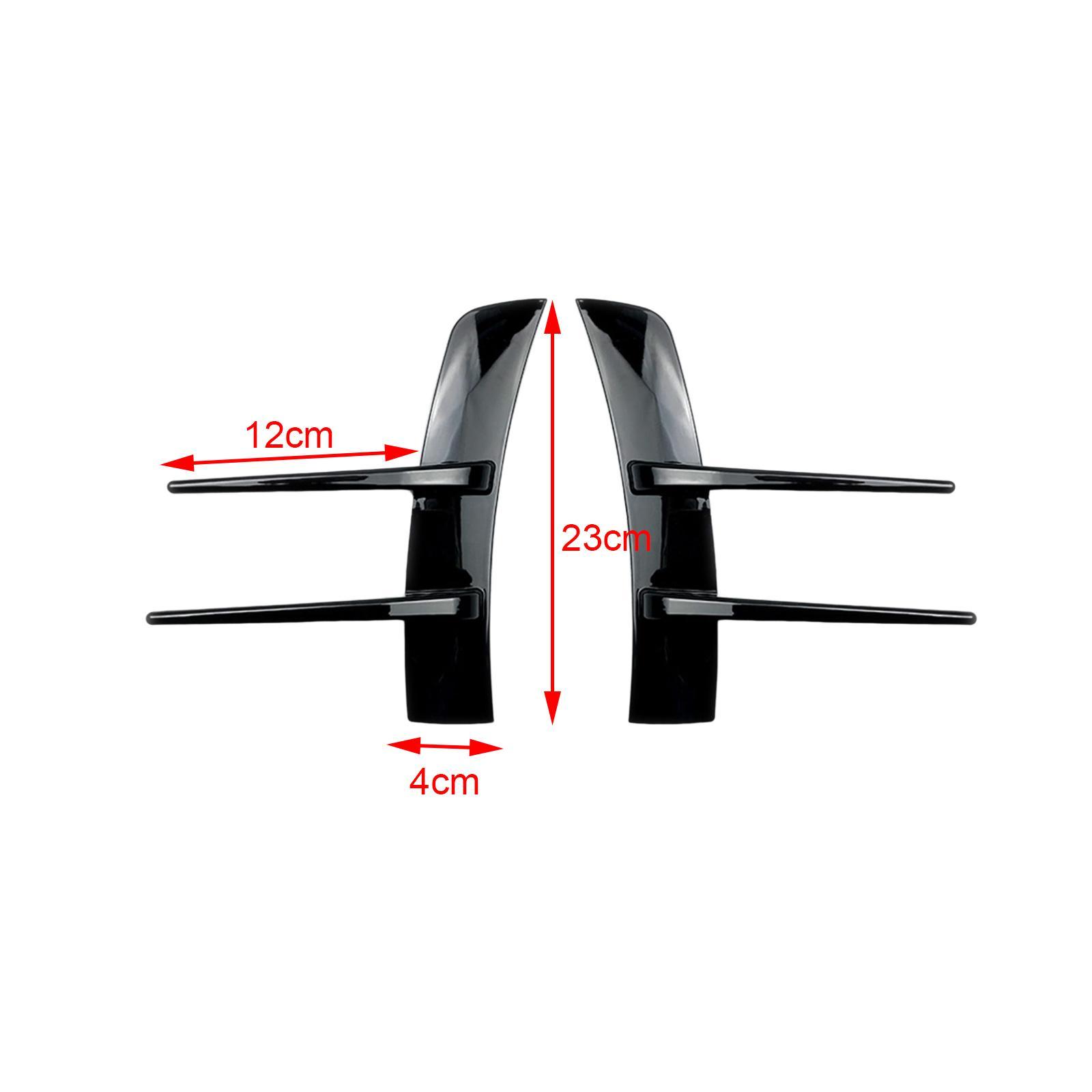 2Pcs Front Air Vent Trim Cover Stickers Automotive High Quality for
