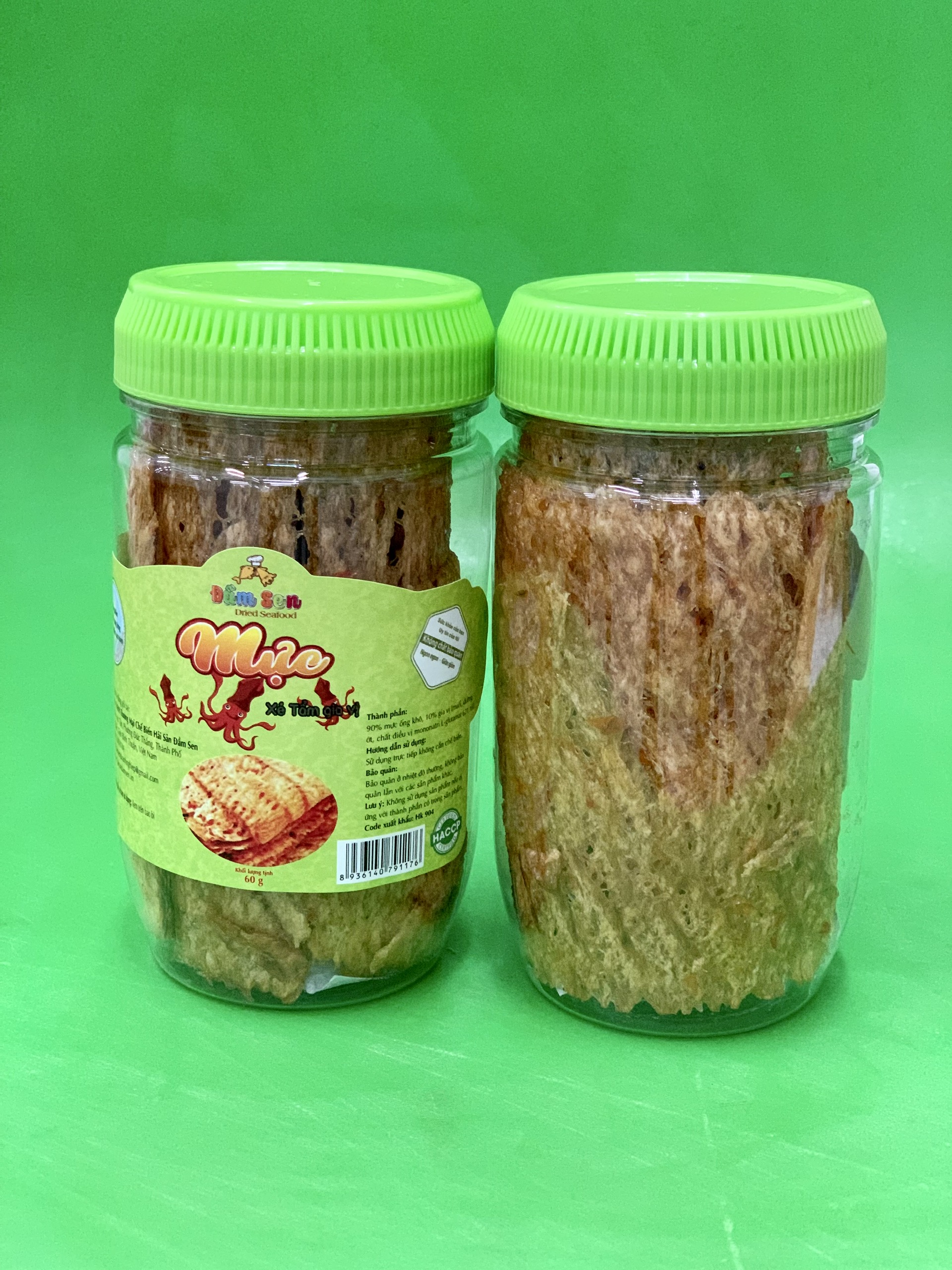 Đặc Sản Bình Thuận - Mực Xé Tảm Gia Vị Đầm Sen - 60G - Ocop 4 Sao