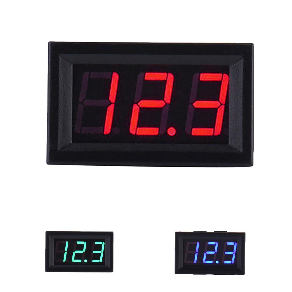 DC4.50-30.0V Digital LED Display Voltmeter Voltage Gauge Panel Meter For Car