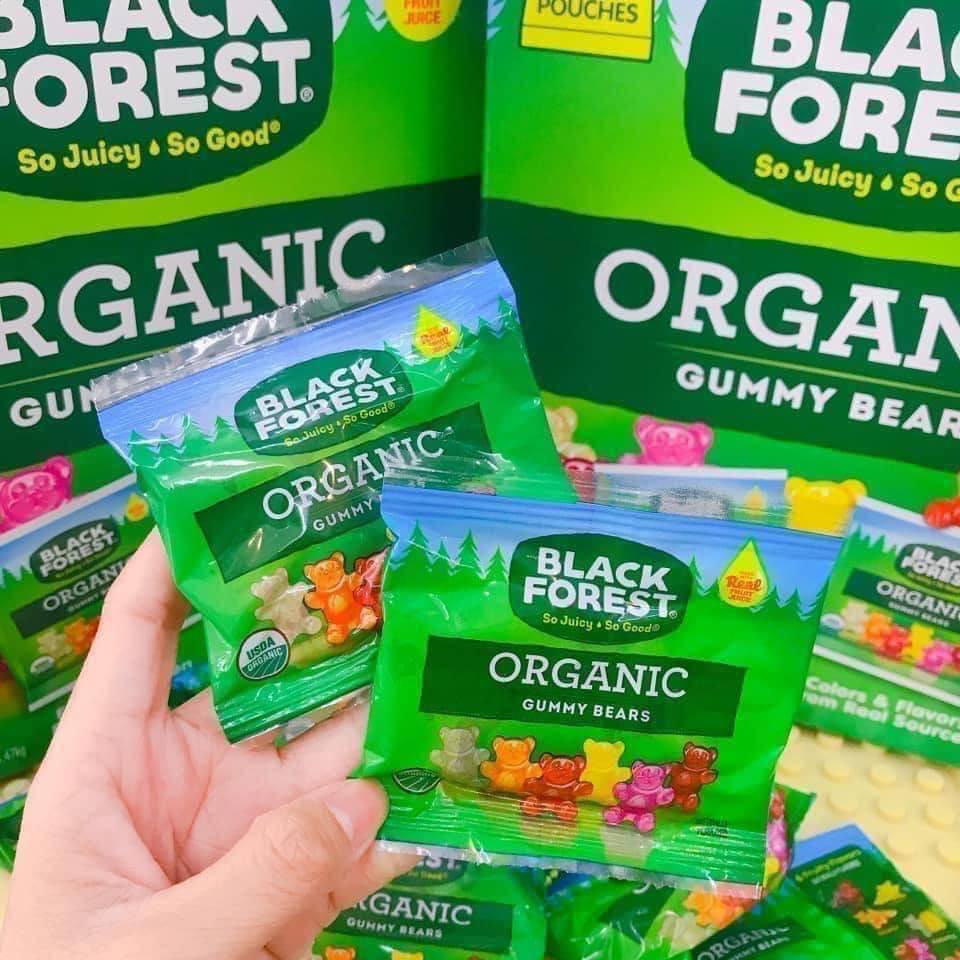 HỘP 65 GÓI KẸO DẺO GẤU cho bé ORGANIC GUMMY BEARS 23g x 65 gói