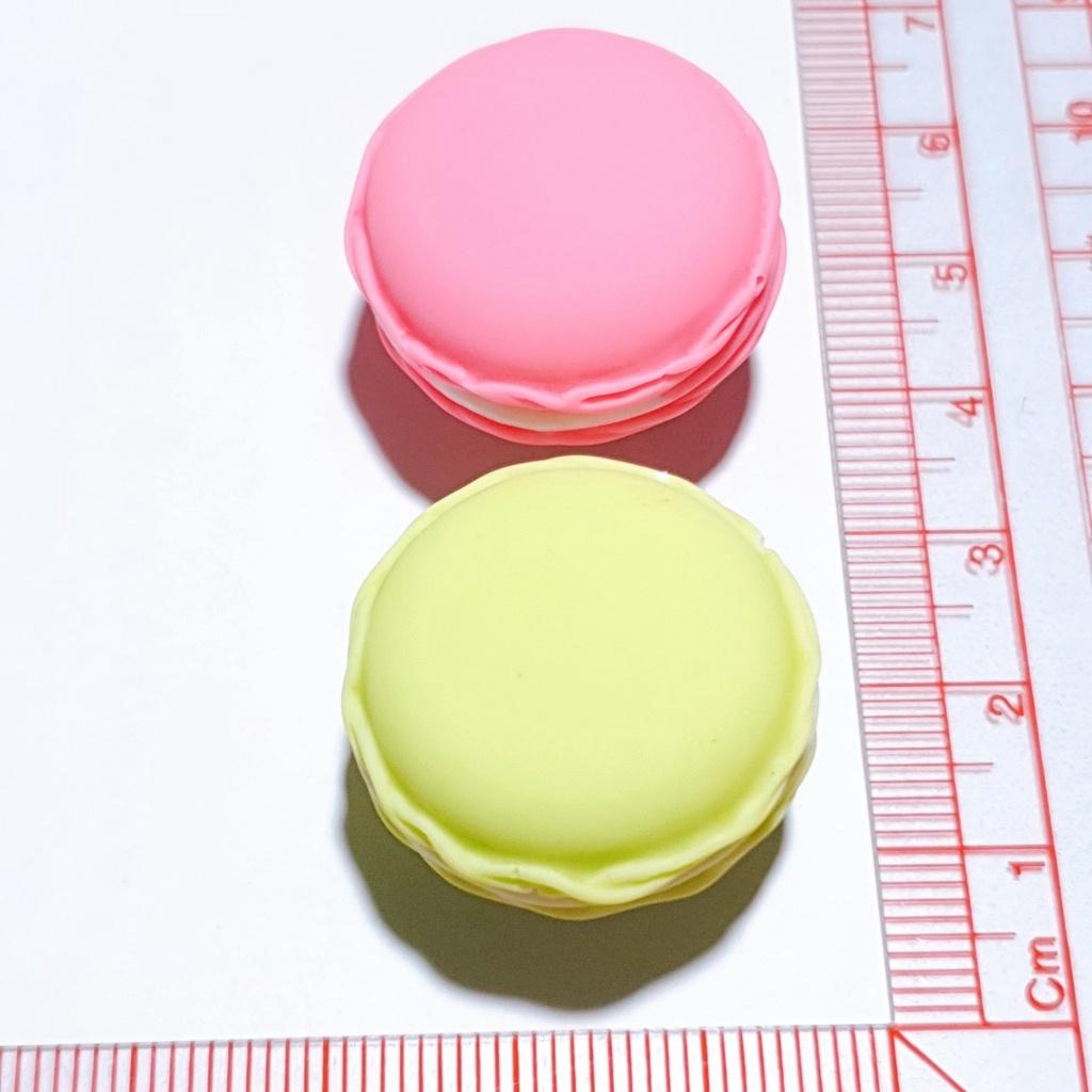 Jibbitz trang trí giày dép nữ/ dép bánh mì mẫu bánh Macaron kẹp kem