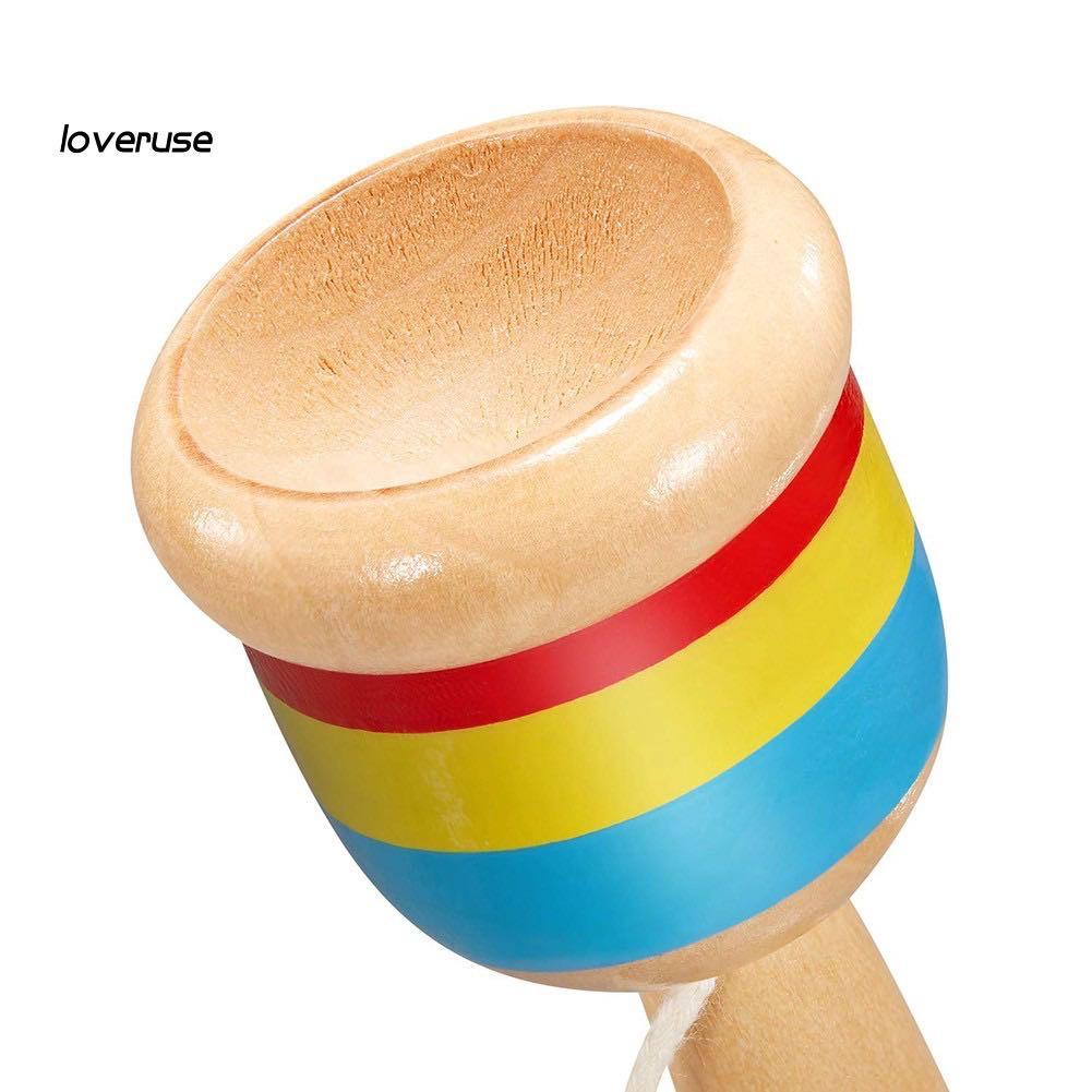 Đồ chơi Kendama tung bóng bằng gỗ giúp con tránh xa IPAD| Đồ chơi an toàn