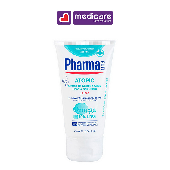 0125035 Kem dưỡng tay PHARMALINE Atopic 75ml