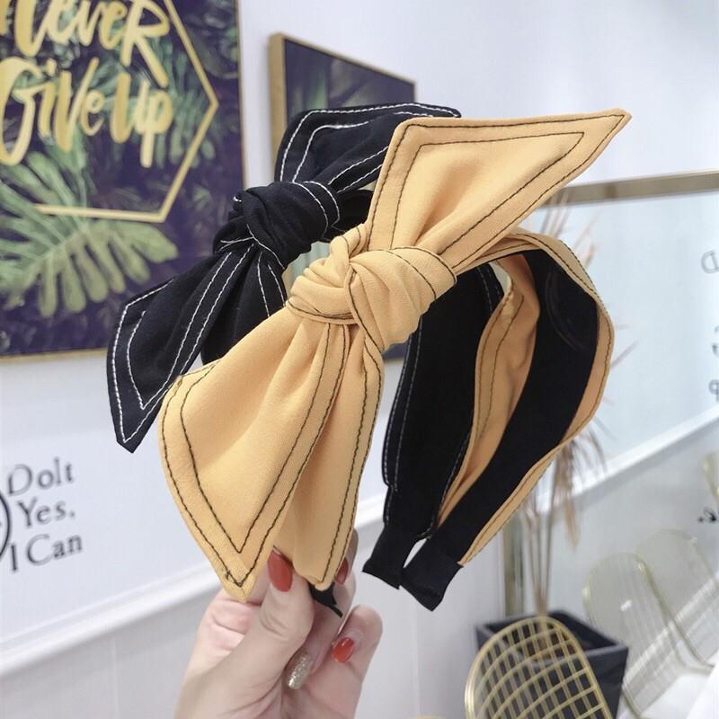 BỜM TÓC NỮ THẮT NƠ NHIỀU MÀU PHONG CÁCH HÀN QUỐC