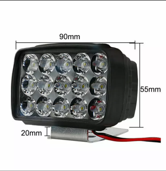 Đèn trợ sáng có LED T15 cho xe máy ô tô xe điện và xe đạp điện  cực chất siêu sáng