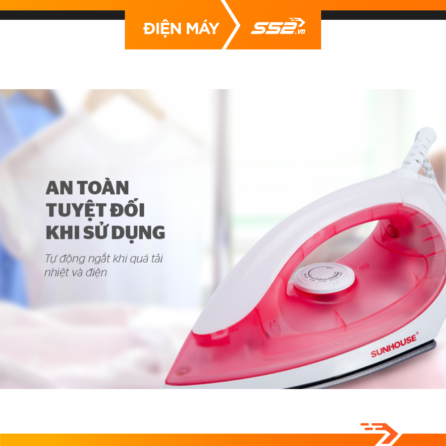 Bàn ủi khô Sunhouse SHD1072 - Hàng Chính Hãng