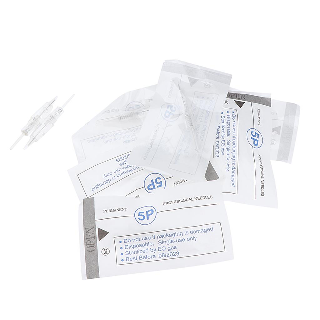 10Pcs Healthy & Safety Pre-sterilized Disposable Microblading Pen Permanent Makeup Needles
