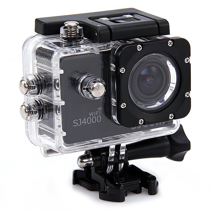 Camera Hành Trình SJCAM SJ4000 12MP Full HD WiFi (Đen) - Hàng Chính Hãng