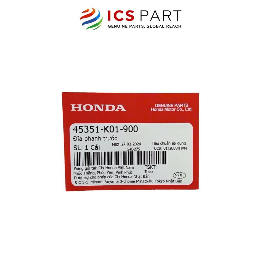 Đĩa Phanh Trước HONDA Sh 125, Sh 150 (45351K01900)