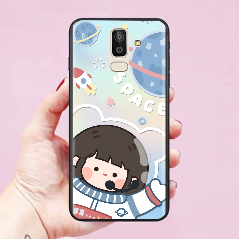 Ốp lưng dành cho điện thoại Samsung Galaxy J8 Hình Baby Happy
