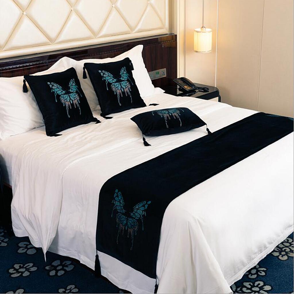 Luxury Bed Runner Bedding Scarf Protection for Bedroom