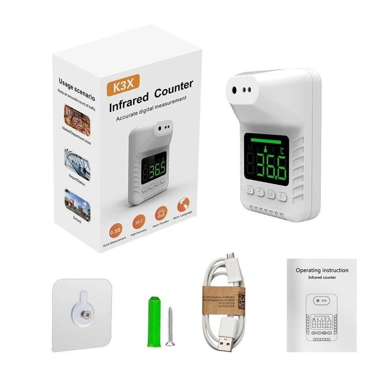 Nhiệt kế hồng ngoại K3X tự động đo nhiệt độ cơ thể nhanh chóng