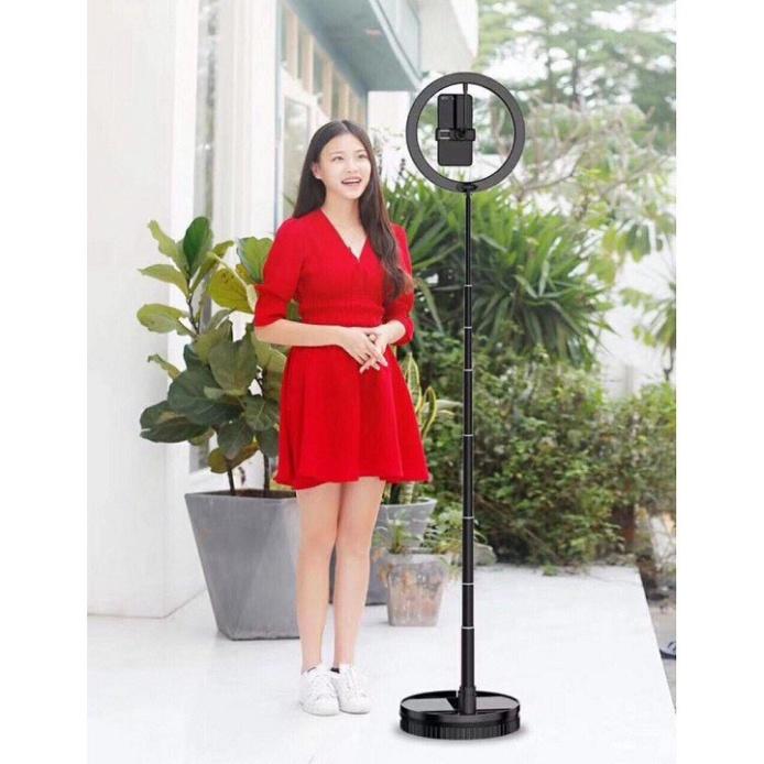 Đèn Livestream Size 26cm, Giá Đỡ Điện Thoại Live Stream Online, Make Up Chụp Ảnh Studio Model 2020