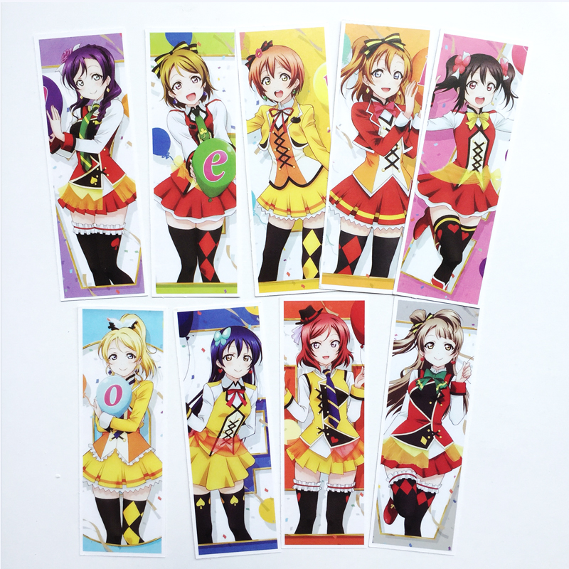 Bộ 36 Thẻ Đánh Dấu Trang Sách Bookmark Anime Love Live! School Idol Project