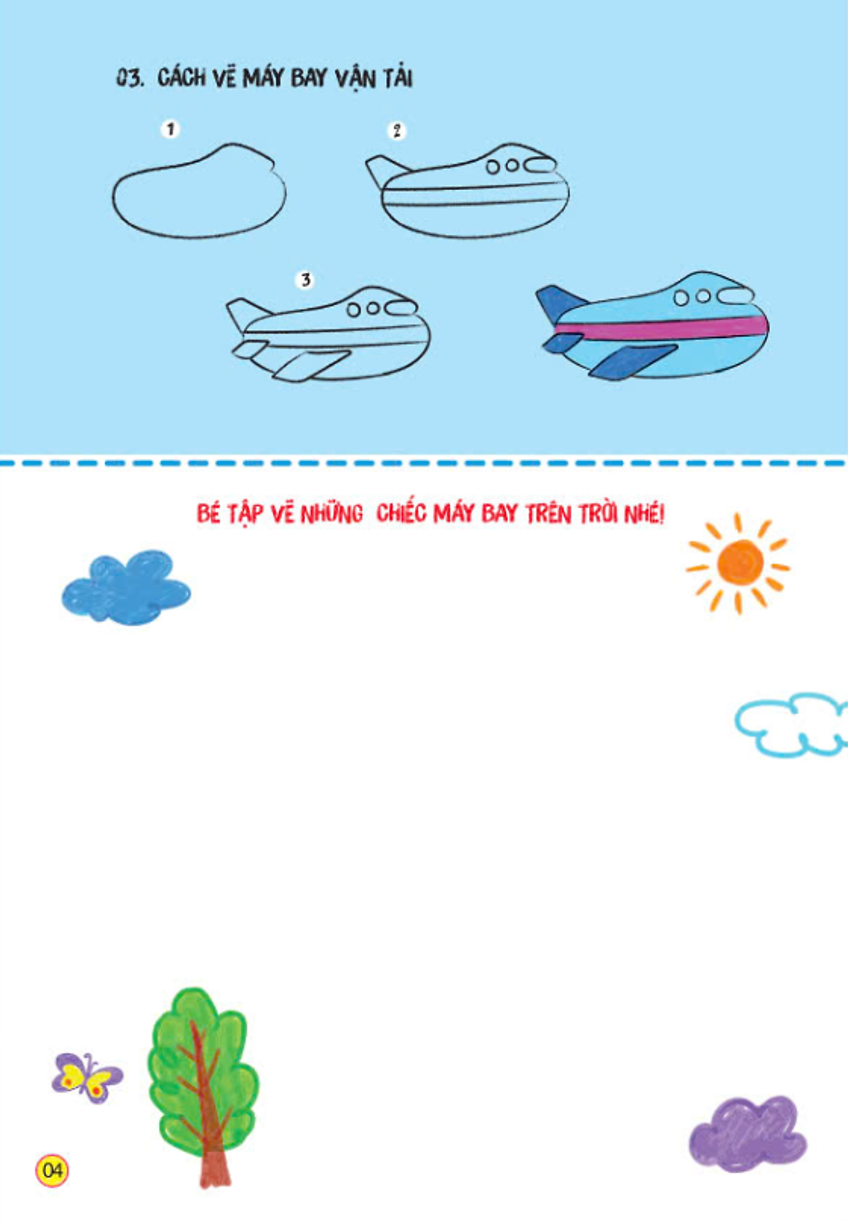 Sách - Sách Tô Màu - Bé Tập Làm Họa Sĩ - Bé Tập Vẽ Phương Tiện Giao Thông