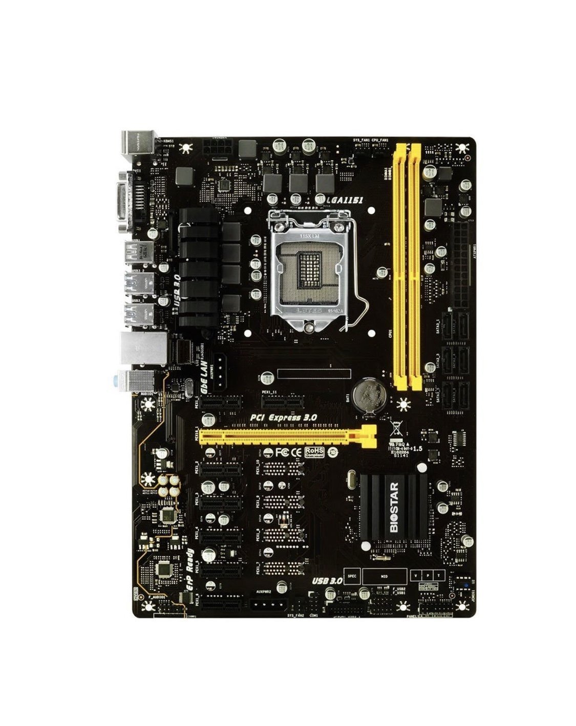 Bo Mạch Chủ - Mainboard Biostar TB250-BTC + Ver. V6.3 - Hàng Chính Hãng