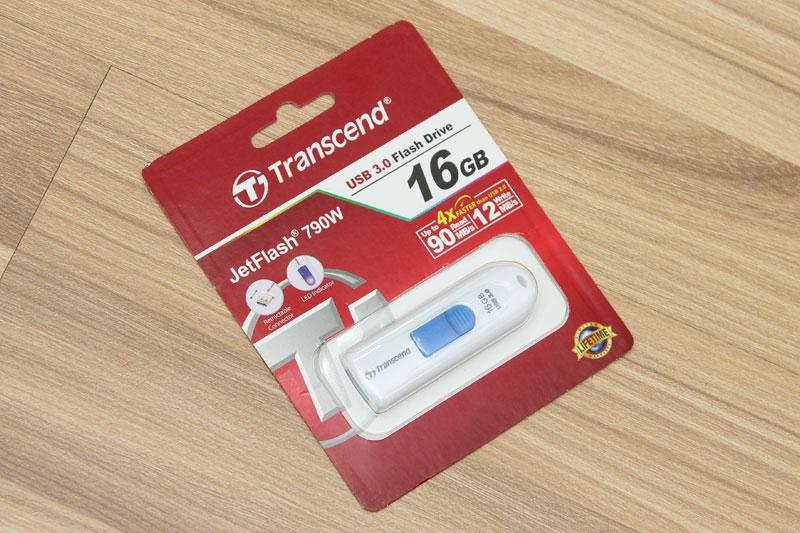 USB 3.0 - 3.1 16 GB Transcend JetFlash 790 - Hàng chính hãng