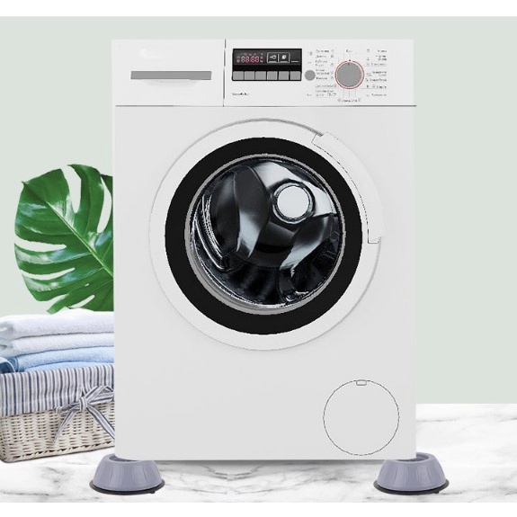 Bộ 4 chân bám silicon cố định máy giặt chống rung HT172 - Giao Ngẫu Nhiên