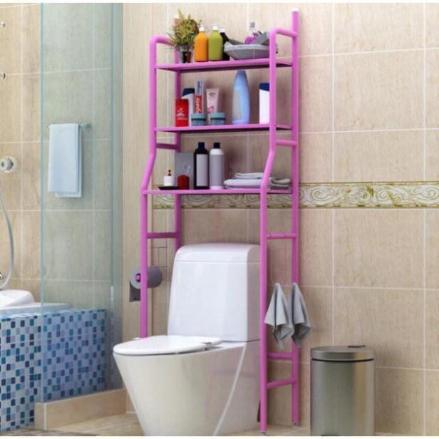 Kệ để đồ sau toilet , nhà tắm 3 tầng đa năng, tiết kiệm không gian S1975