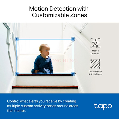 Camera trong nhà TP-Link Tapo Pan/Tilt Home Security Wifi 4MP 2K C220 - Hàng chính hãng