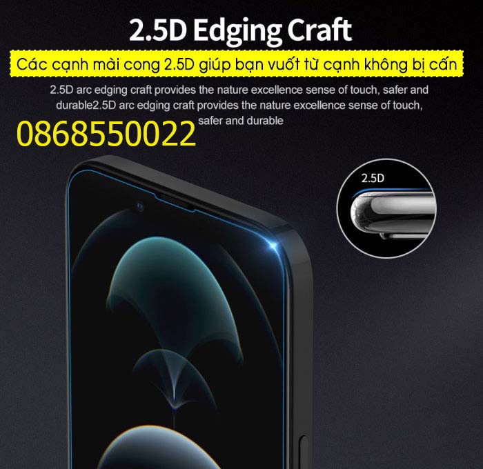 Kính cường lực iPhone 14 pro max cao cấp H+ Pro hàng chính hãng Nillkin