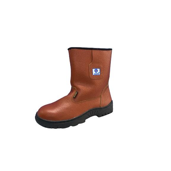 Giày Boot Mũi Đế Thép Sami, Da Chất Lượng Cao, Đế PU, Chống Đâm Xuyên, Va Đập Mạnh