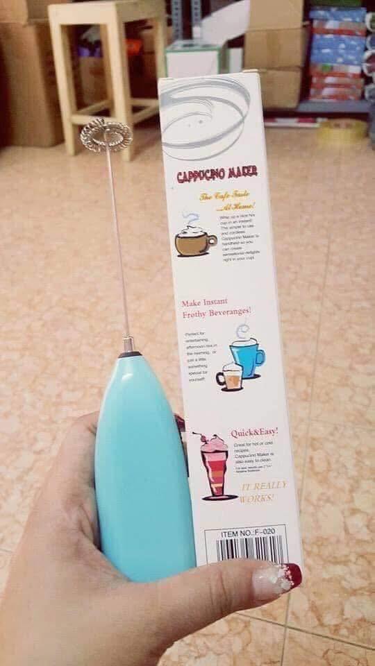 Máy Đánh Trứng, Tạo Bọt Cafe Cầm Tay Mini - hàng nhập khẩu