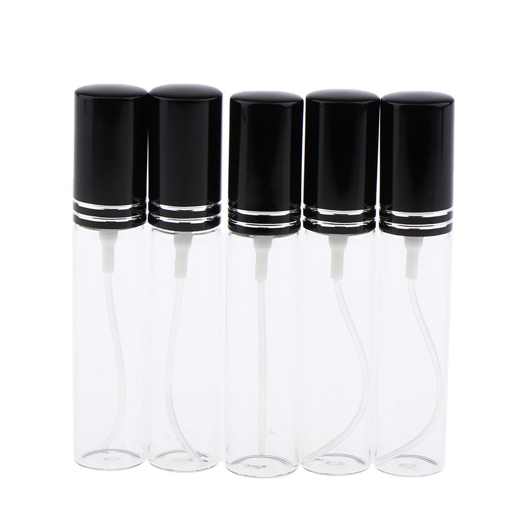 15 Pieces 10ml Empty Refillable Glass Perfume Spray Bottles Travel Vials