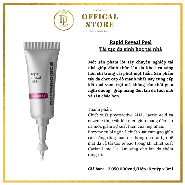 Bộ Tẩy da chết Peel da tại nhà - Rapid Reveal Peel 30ml