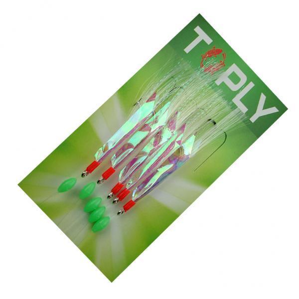 5x 5Pcs Wire Rope Guide Rig Stainless Steel Fishing Rigs Tackle Lure High