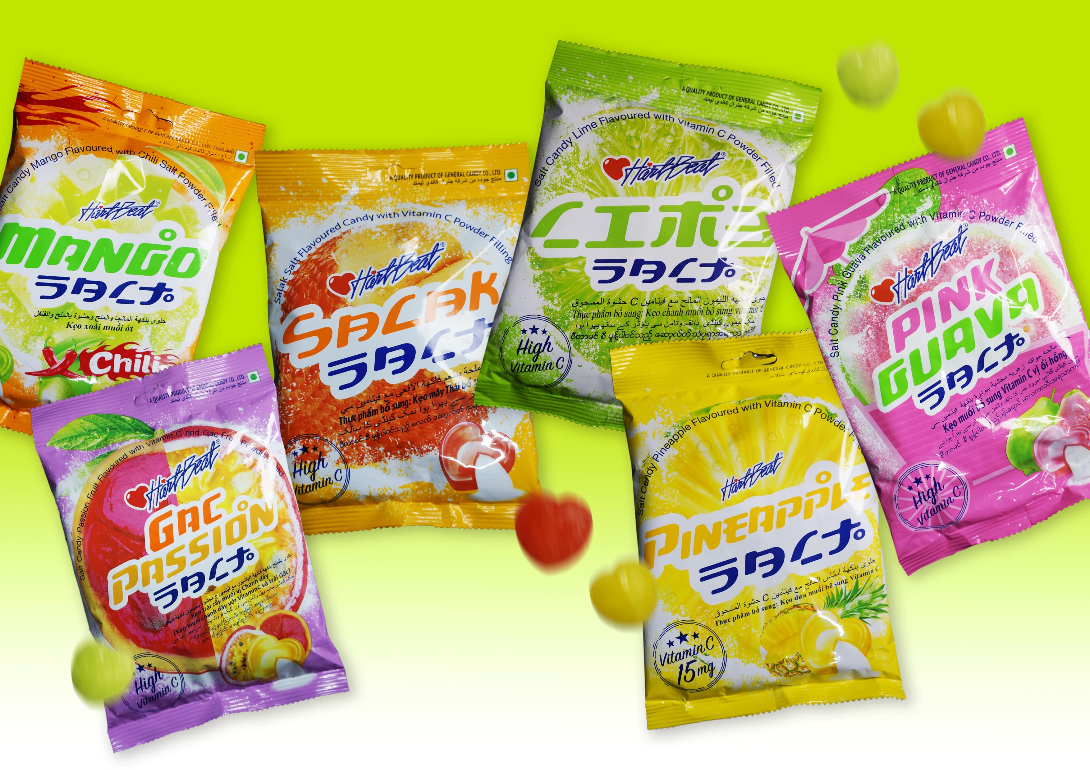 KẸO ỔI HỒNG HARTBEAT 120G