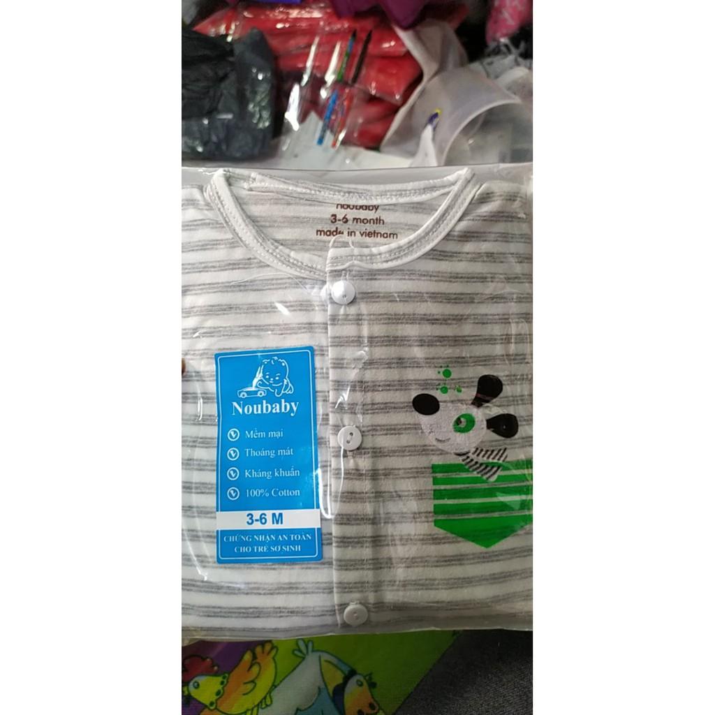 Bộ dài tay cotton kẻ cho bé Trai & Bé Gái Từ 3kg đến 16kg