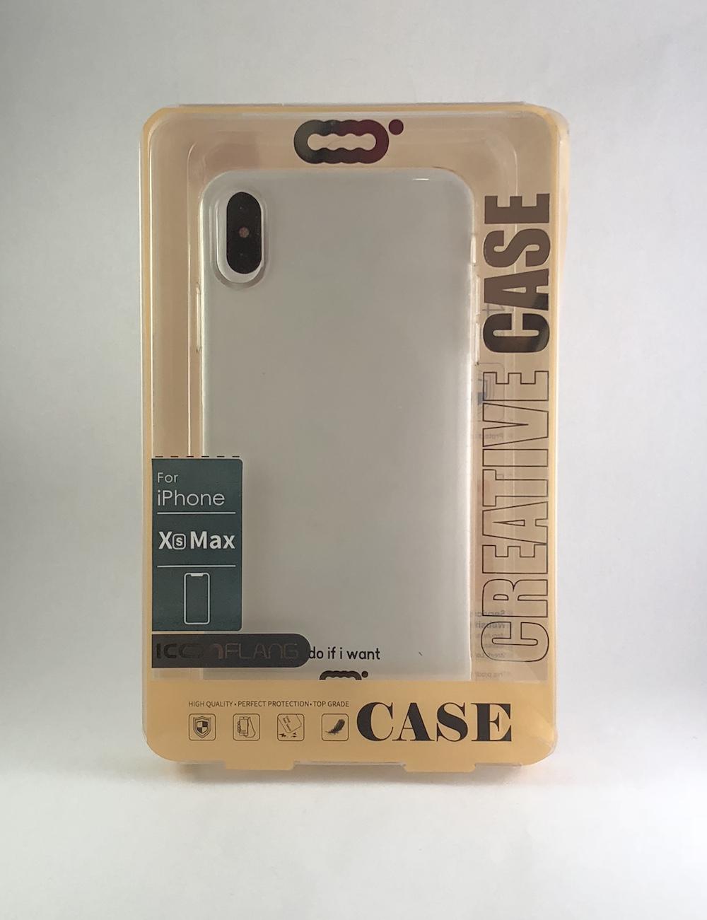 Ốp lưng Silicone trong suốt cho iPhone XS Max