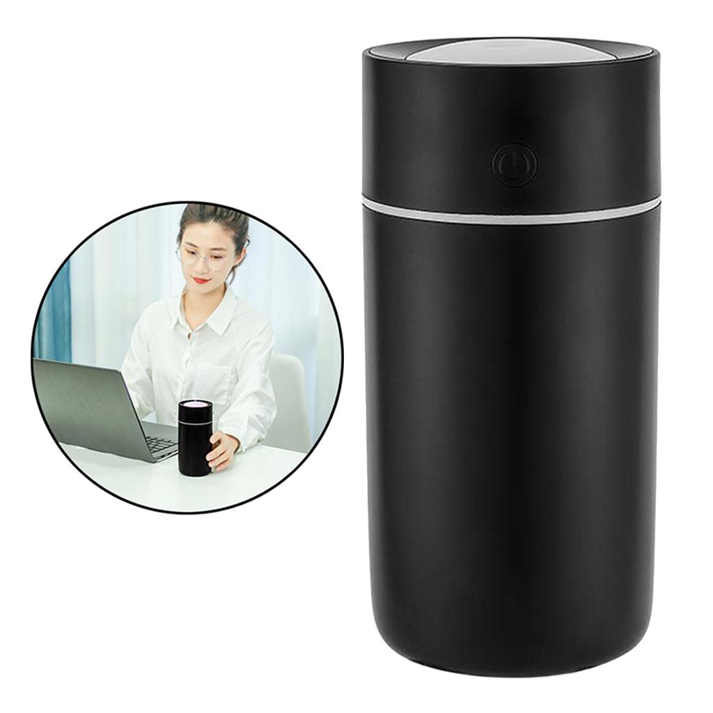 Humidifiers,320ml Ultrasonic Whisper-Quiet Humidifiers for Bedroom with 7 Color LED Display Sleep Timing Mode for Home Baby