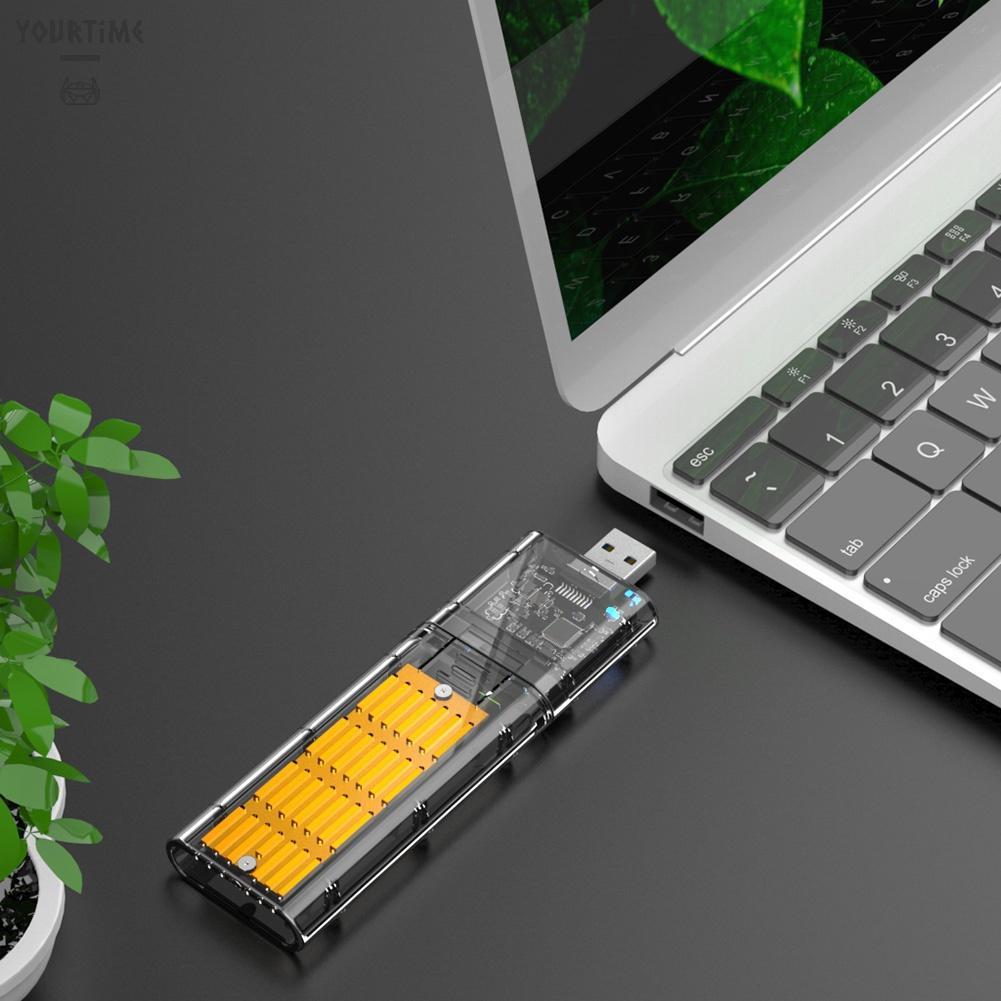 Hộp đựng ổ cứng M2 SSD M.2 sang USB3.0 Gen 1 5Gbps SATA NGFF SSD